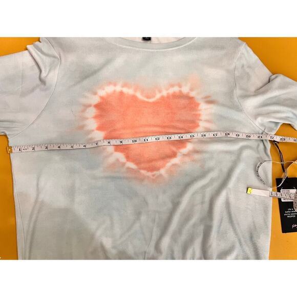 Wildfox Heartfelt Tie Dye Baggy Beach Sweatshirt Size Large NWT - Picture 6 of 7
